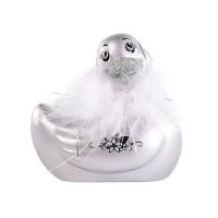 Вибратор уточка Big Teaze Toys Rub My Duckie, серебро