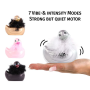 Вибратор уточка Big Teaze Toys Rub My Duckie, серебро