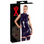 Платье латексное без рукавов LateX черное, XXL