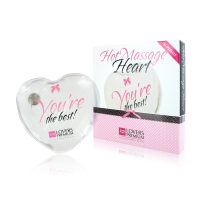Горячее сердце для массажа Loverspremium Hot Massage Heart XL The Best белое