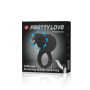 Эрекционное кольцо с ротацией Pretty Love Frances черное