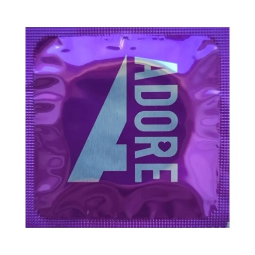 Презерватив суперпрочный Pasante Adore Ribbed Pleasure 52 мм (цена за 1 шт.)