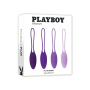 Набор тренажеров Кегеля Evolved Playboy Put In Work 4 вагинальных яйца, фиолетовый