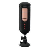 Мастурбатор с вибро Pipedream PDX Elite Vibrating Mega Milker черный, 23.9 см