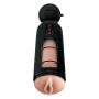 Мастурбатор с вибро Pipedream PDX Elite Vibrating Mega Milker черный, 23.9 см