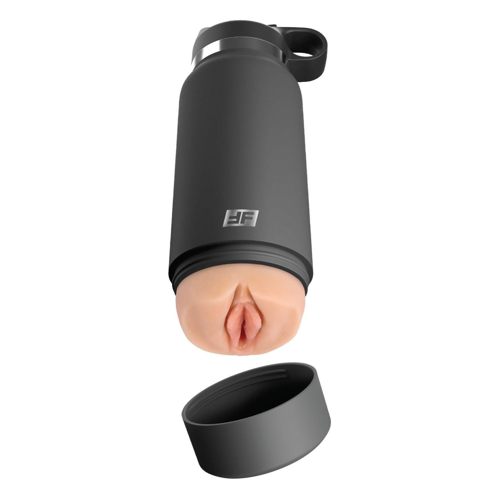Мастурбатор вагина в колбе Pipedream PDX Plus Fuck Flask телесный, 23.8 см