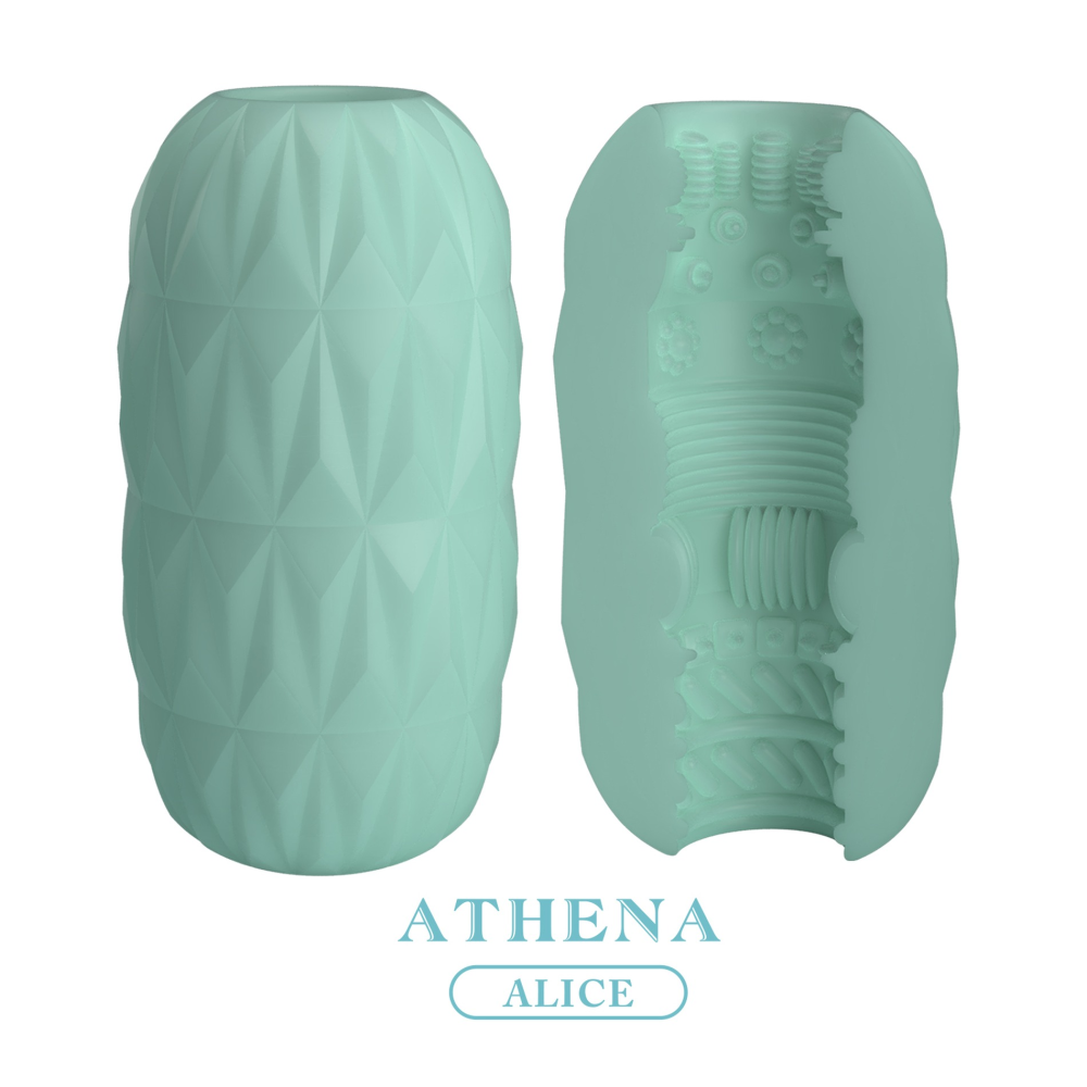 Мастурбатор яйцо PRETTY LOVE Athena Alice голубой, 11.3 x 5.9 см