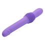 Вибратор с фрикциями Pretty Love Pazuzu Thrusting, фиолетовый, 29.2 х 3.2 см
