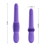 Вибратор с фрикциями Pretty Love Pazuzu Thrusting, фиолетовый, 29.2 х 3.2 см
