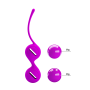 Вагинальные шарики PRETTY LOVE Kegel фиолетовые, 16 х 3.3 см