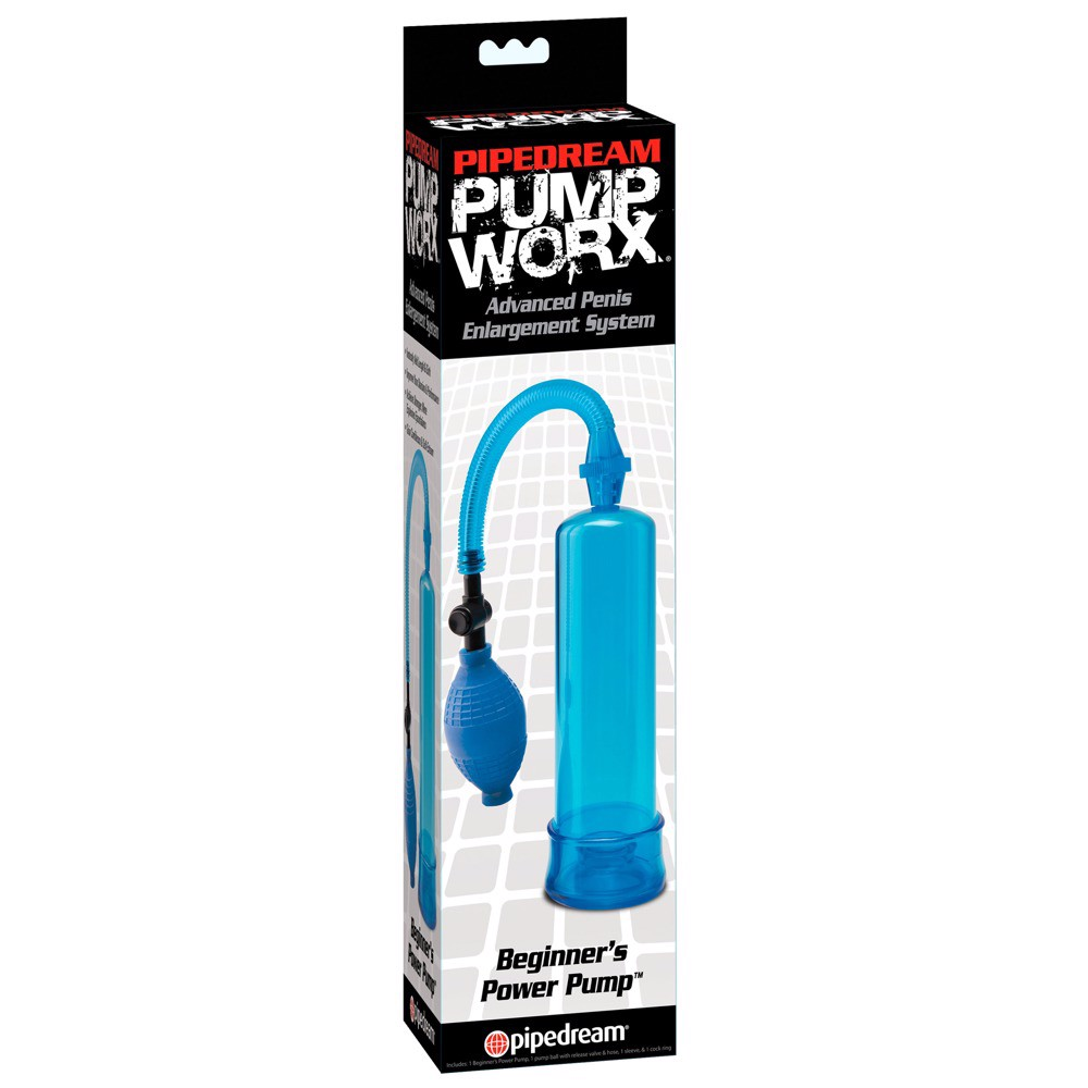 Вакуумная помпа Pipedream Pump Worx синяя, 19 см