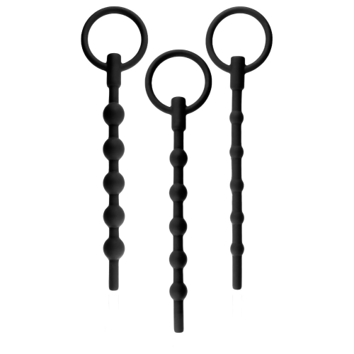 Набор уретральных катетеров NMC Knot Knot черный, 3 шт