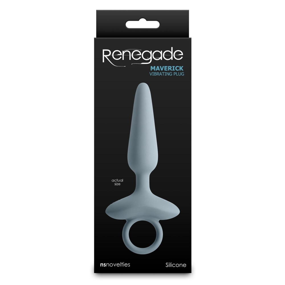 Анальный вибратор NS Novelties Renegade голубой, 15 см