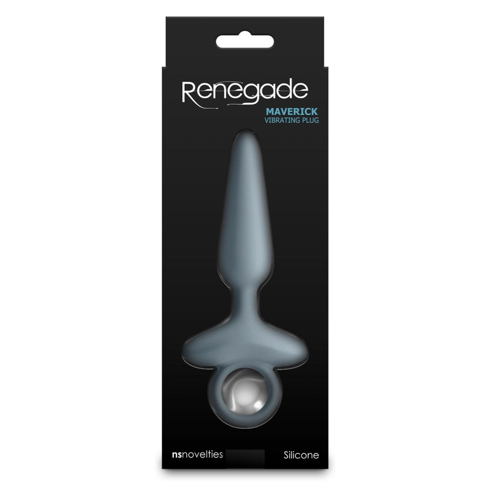 Анальный вибратор NS Novelties Renegade голубой, 15 см