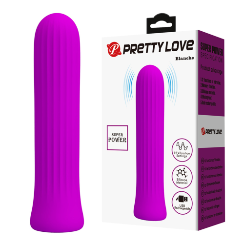 Мини-вибратор PRETTY LOVE Blanche фуксия, 10 х 2 см