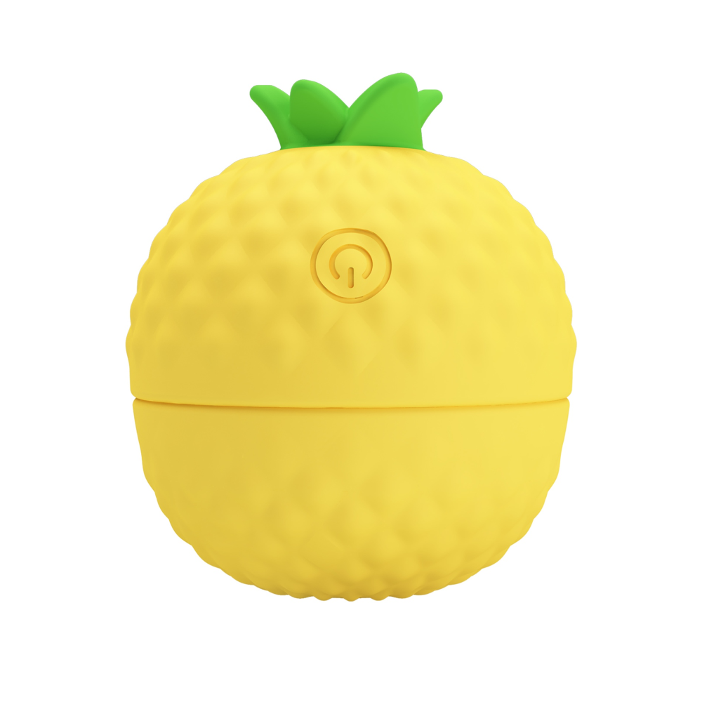 Клиторальный пульсатор PRETTY LOVE Pineapple Secret желтый, 5,7 х 5,1 см
