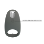 Эрекционное кольцо Pretty Love Gemma серое