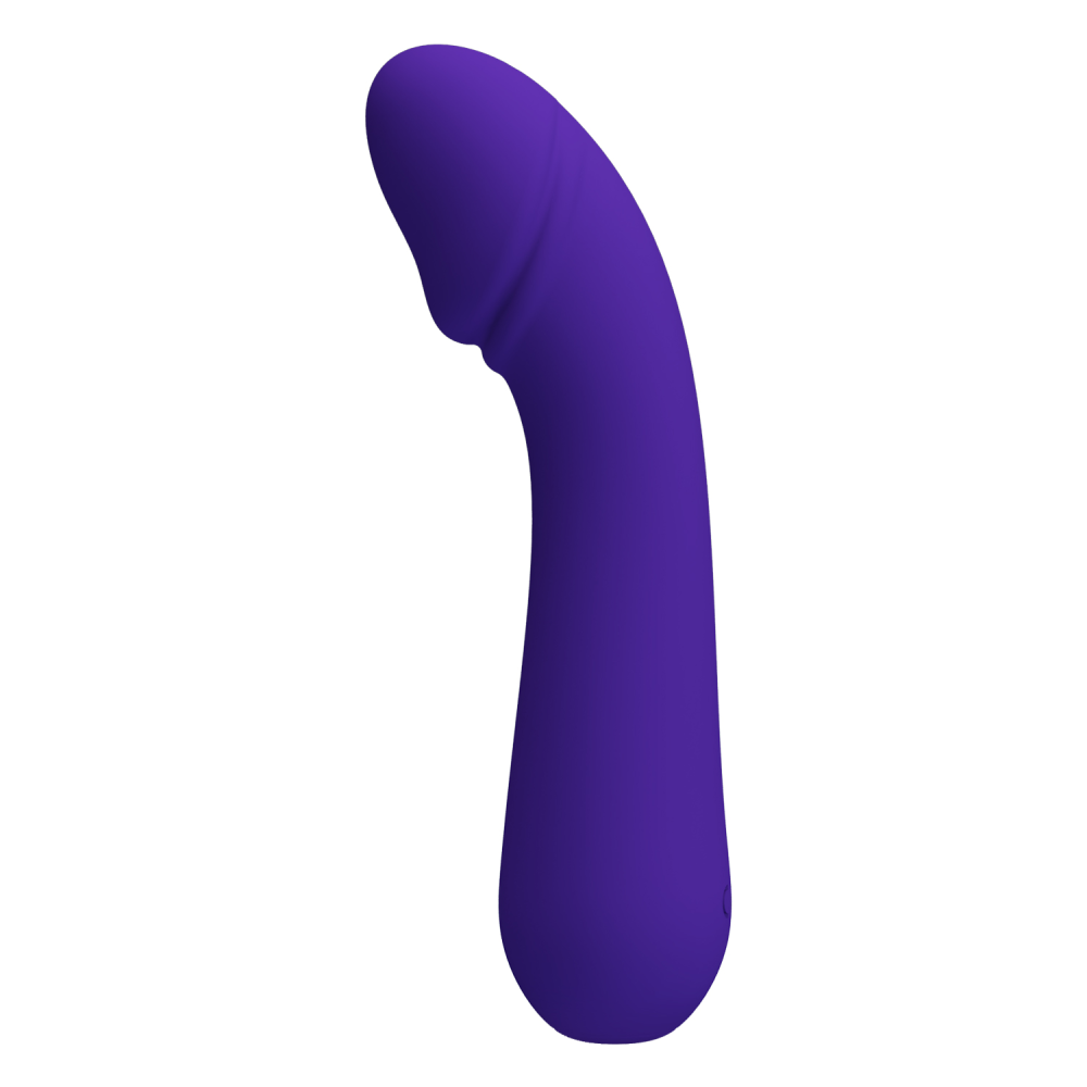Вибратор для точки G Pretty Love Cetus фиолетовый, 15 х 3.5 см