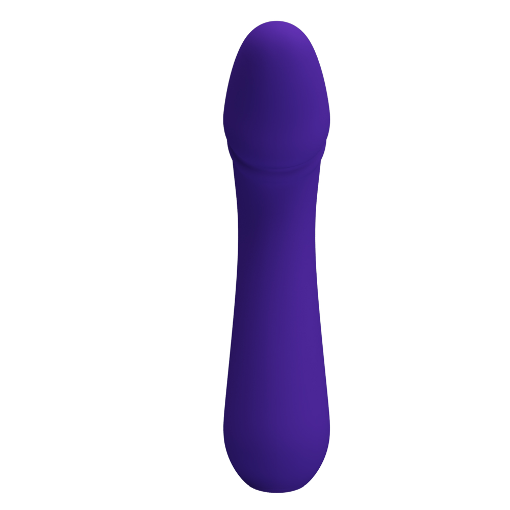 Вибратор для точки G Pretty Love Cetus фиолетовый, 15 х 3.5 см