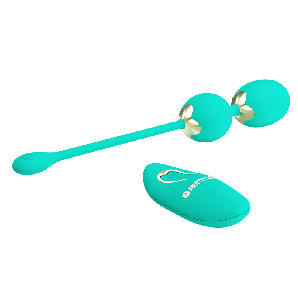 Вагинальные виброшарики Pretty Love Lechies Dream с пультом, 20.5 х 3.4 см