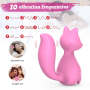 Мини-вибратор клиторальный Every Night Toys Doris в форме лисы светло-розовый, 10 режимов вибрации