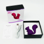 Мини-вибратор клиторальный Every Night Toys Doris в форме лисы фиолетовый, 10 режимов вибрации