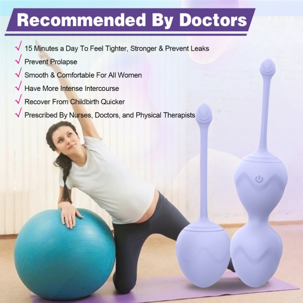 Набор вагинальных виброшариков Every Night Toys Lela, 3 шт, с дистанционным пультом, сиреневый