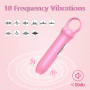 Мини-вибратор Every Night Toys Merry светло-розовый, 10 режимов вибрации