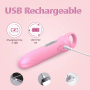 Мини-вибратор Every Night Toys Merry светло-розовый, 10 режимов вибрации