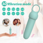 Мини-вибратор Every Night Toys Elliot светло-бирюзовый, 10 режимов вибрации