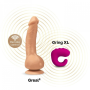 Вибратор реалистичный на присоске Greal Mini Gvibe, бежевый, 18 х 3 см