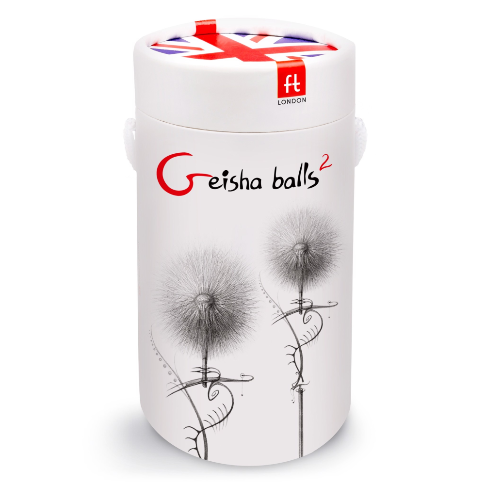 Шарики вагинальные Gvibe Geisha Balls 2 для тренировки интимных мышц, розовые