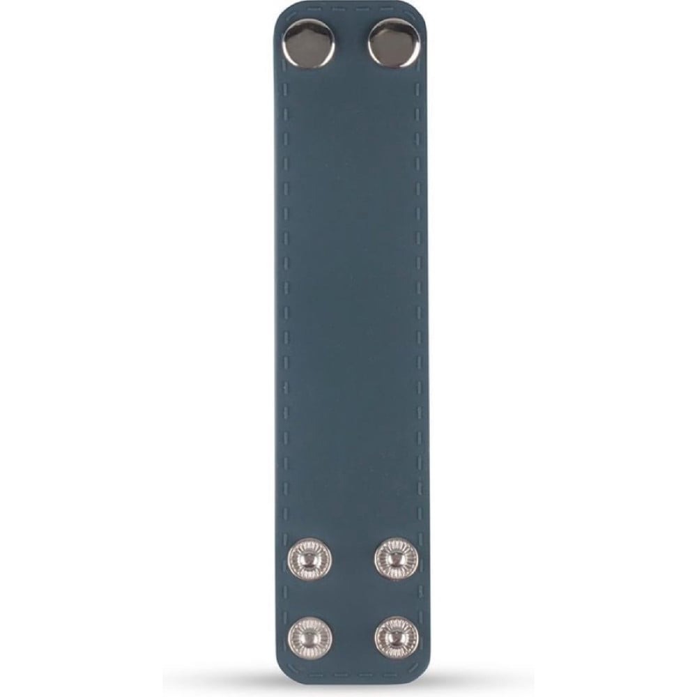 Эрекционное кольцо в форме ремешка Boners Ball Strap синее, L