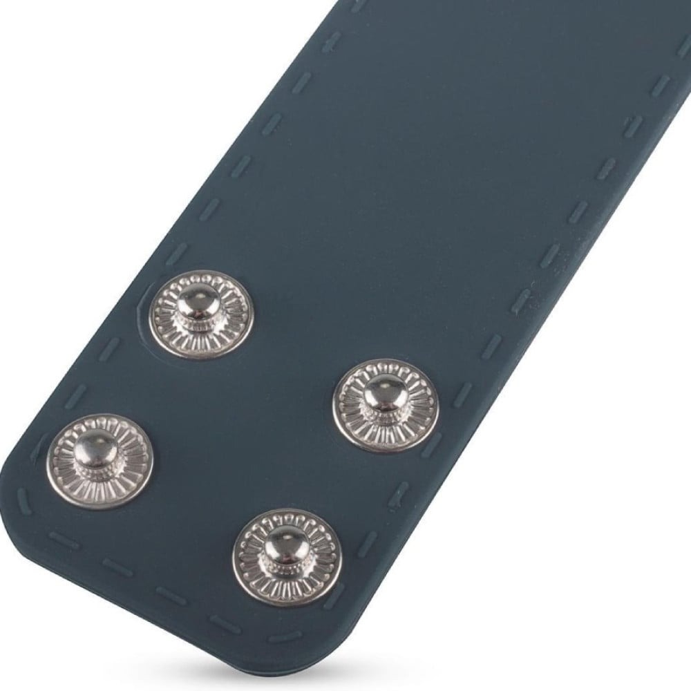 Эрекционное кольцо в форме ремешка Boners Ball Strap синее, L