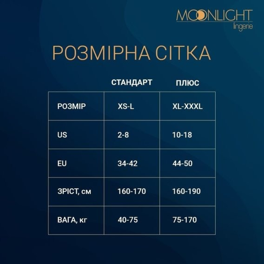 Платье Moonlight Lingeried Model 13 в сеточку, черное, One Size