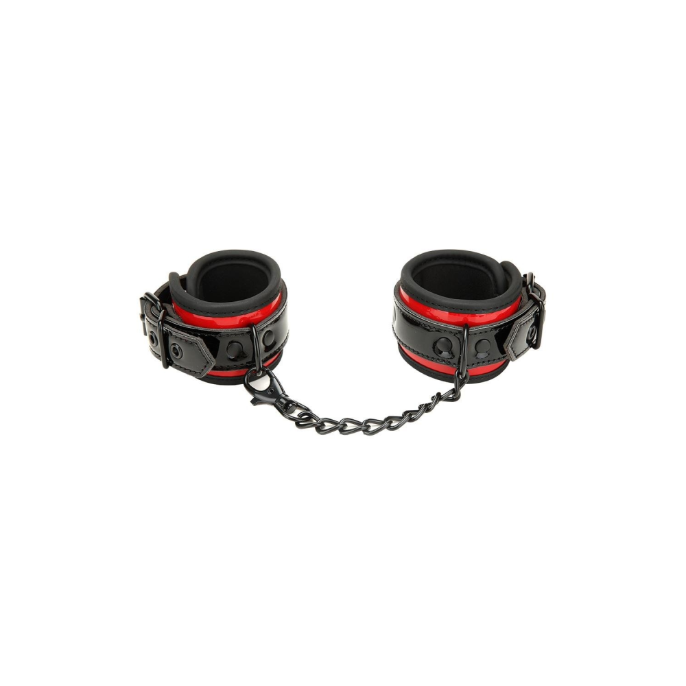 Наручники Whipsmart Heartbreaker Deluxe Buckle Love Cuffs черные, 70 см