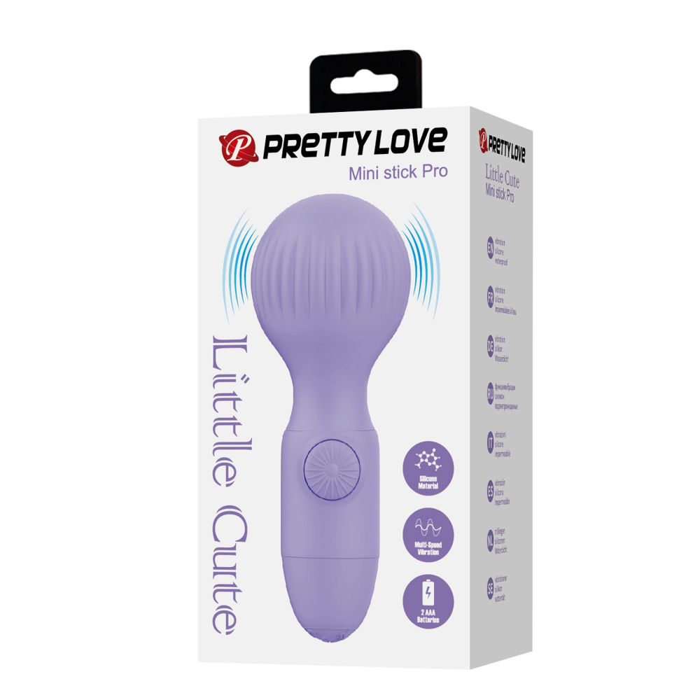 Мини-вибратор клиторальный PRETTY LOVE фиолетовый, 13.5 х 5.2 см