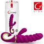 Вибратор кролик рельефный Gcandy
