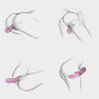 Вибратор кролик рельефный Gcandy