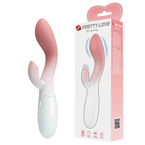 Вибратор-кролик PRETTY LOVE Brighty, 20 х 3.4 см