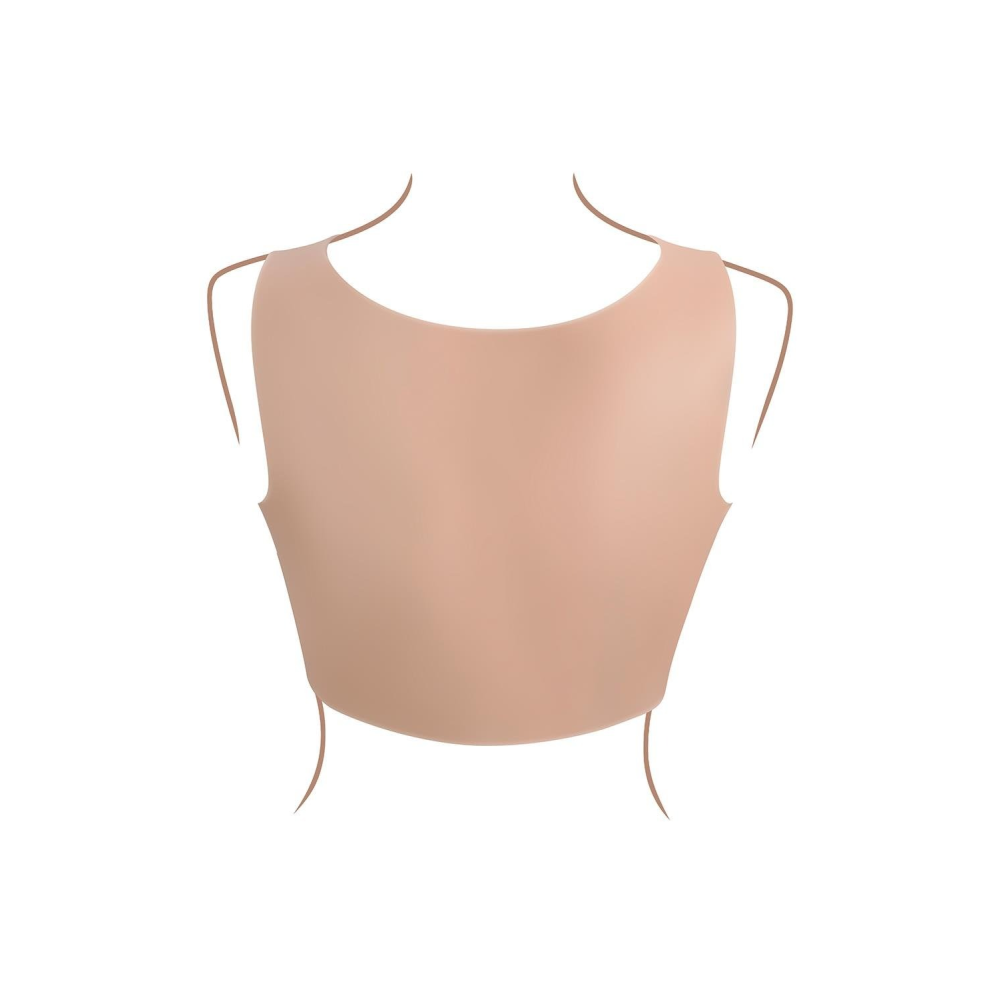 Накладная грудь топ Gender X Undergarments Plate C-Cup, 28 см