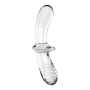 Дилдо Satisfyer Double Crystal (Transparent) (повреждена упаковка!!!)