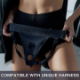 Безремневой страпон Strap-On-Me Rose XL, полностью регулируемый, диаметр 4,5см