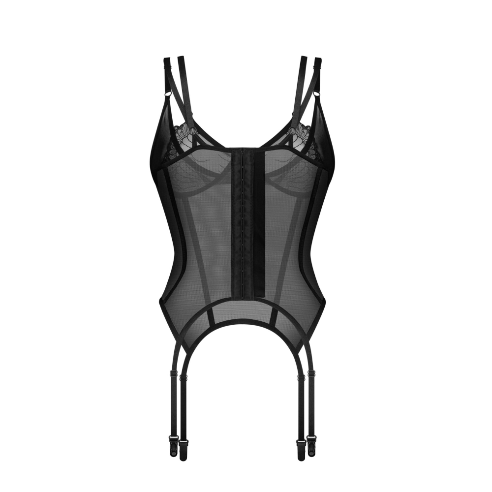 Корсет Obsessive Arrowel Black corset S/M
