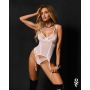 Корсет Obsessive Arrowel White corset S/M
