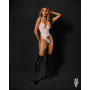 Трусики Obsessive Arrowel White crotchless thong S/M
