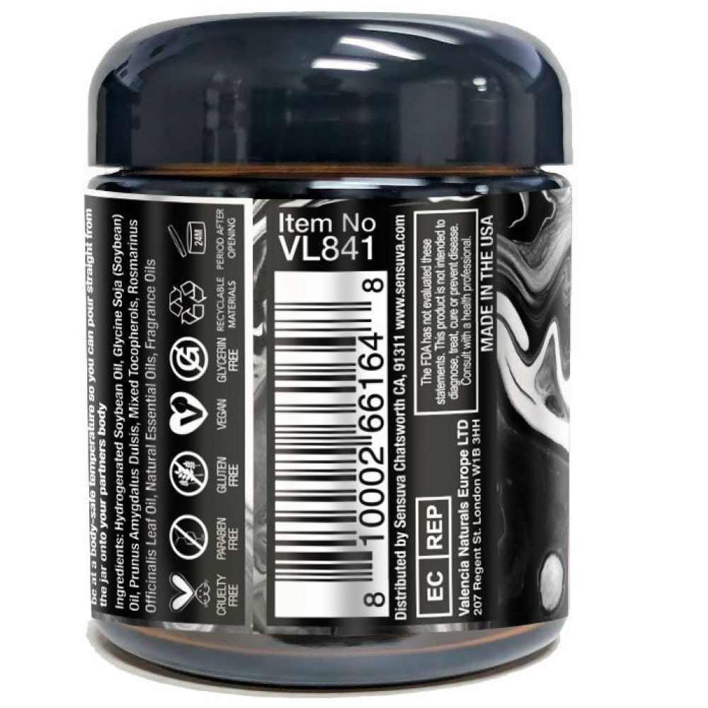 Массажная свеча Sensuva [HE]RO Dark Temptation Massage Oil Candle 113г