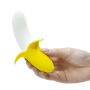 Вибратор-банан Banana Bliss Mini Silicone Vibrator, вагинально-клиторальная стимуляция, 10 режимов