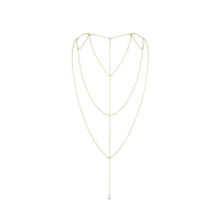 Цепочка для спины Bijoux Indiscrets Magnifique Back and Cleavage Chain - Gold, украшение для тела