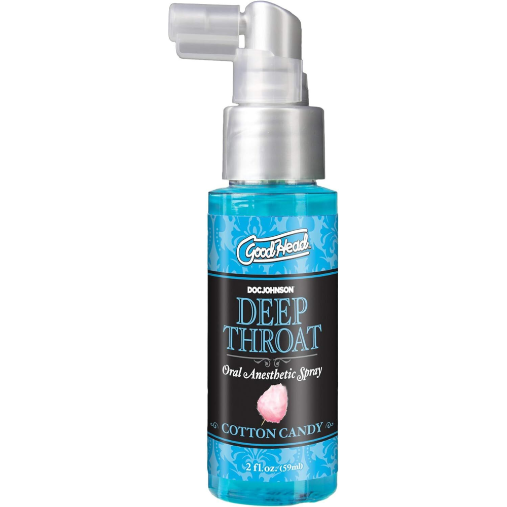 Распродажа!!! Спрей для минета Doc Johnson GoodHead DeepThroat - Cotton Candy 59 мл (срок 01.2026)